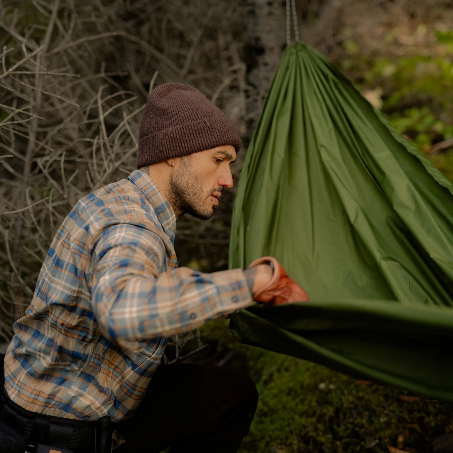 Helikon-Tex Defender Mk2 PILGRIM košeľa, Ginger Plaid – v použití 3