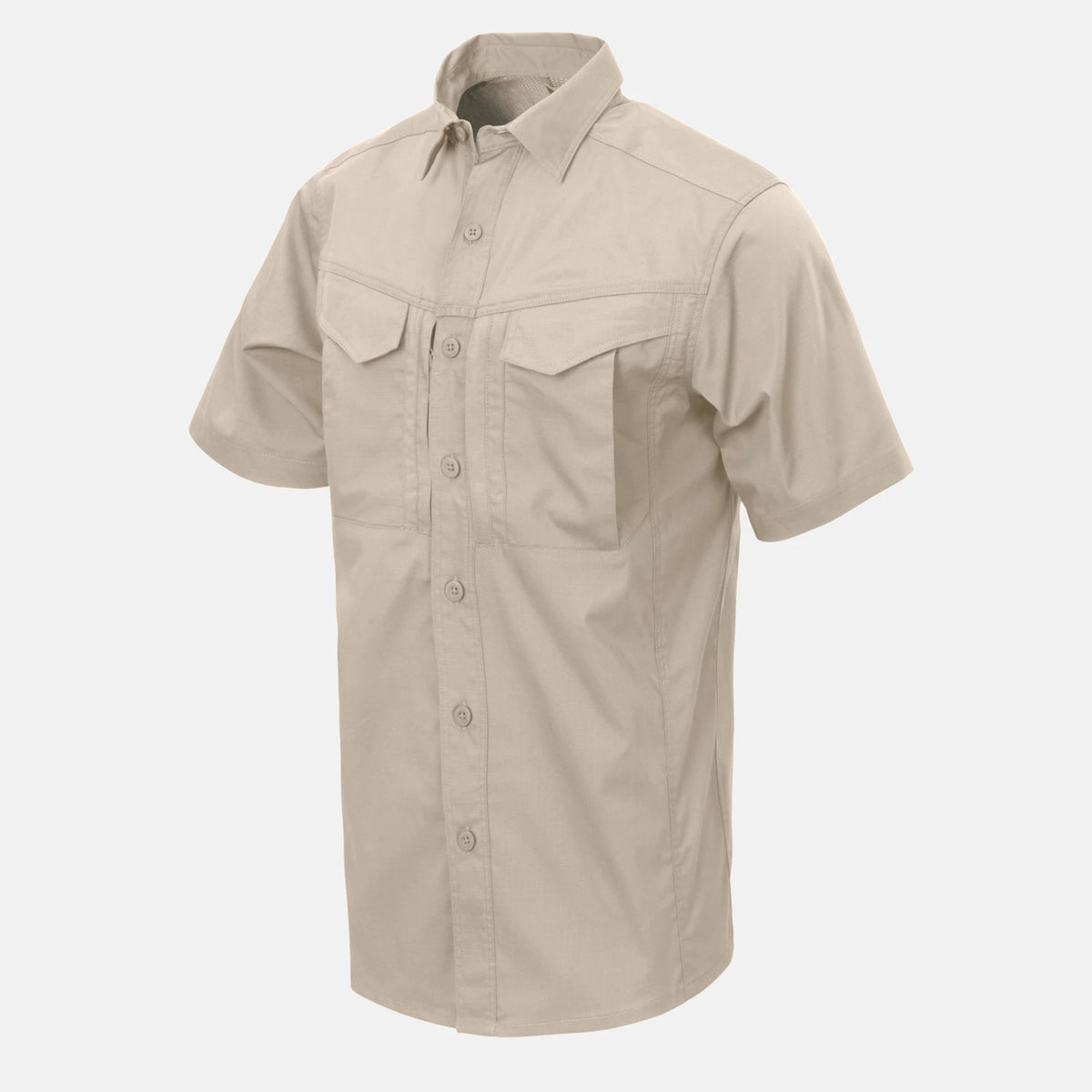 Helikon-Tex DEFENDER Mk2 košeľa s krátkym rukávom PolyCotton Ripstop, béžová – detail