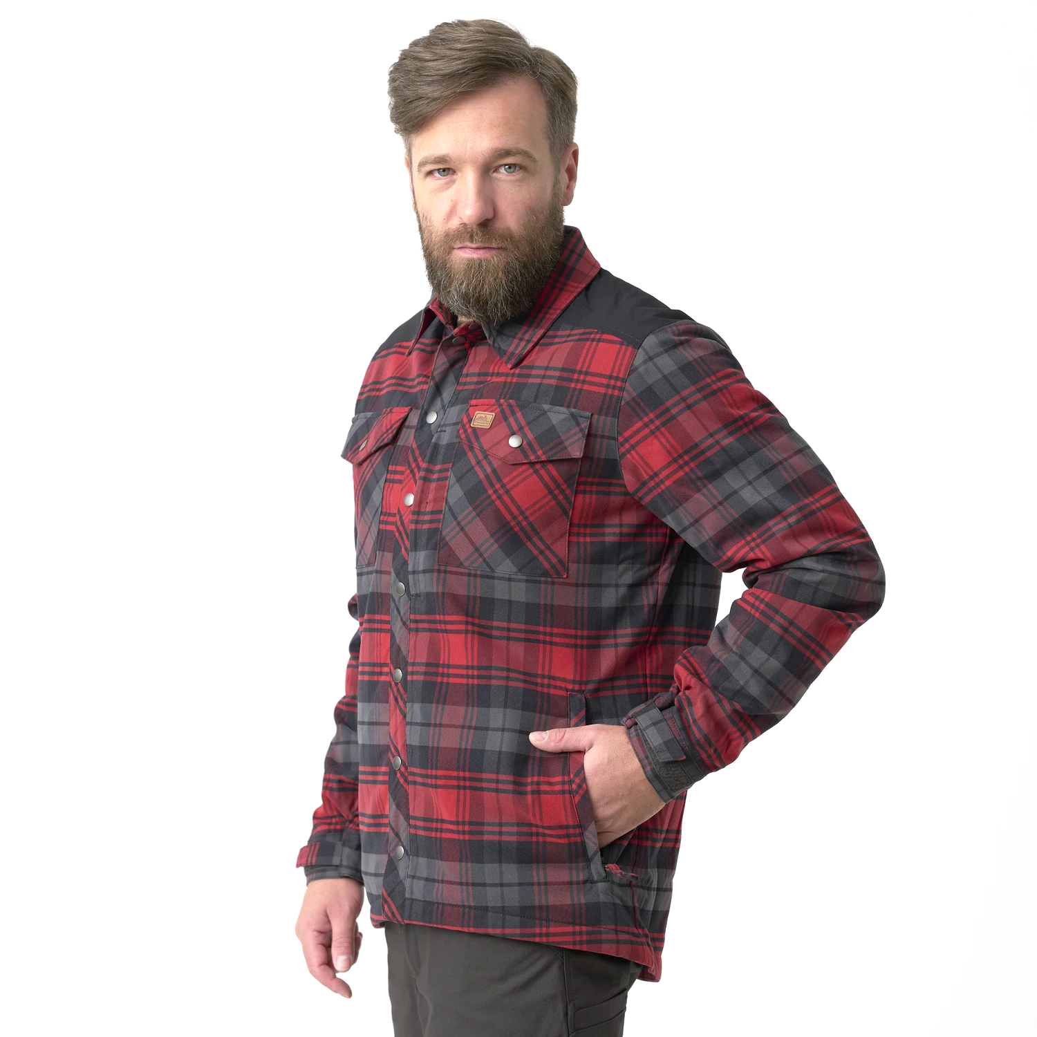 Helikon-Tex Warden zimná košeľa, Forest Blue Plaid
