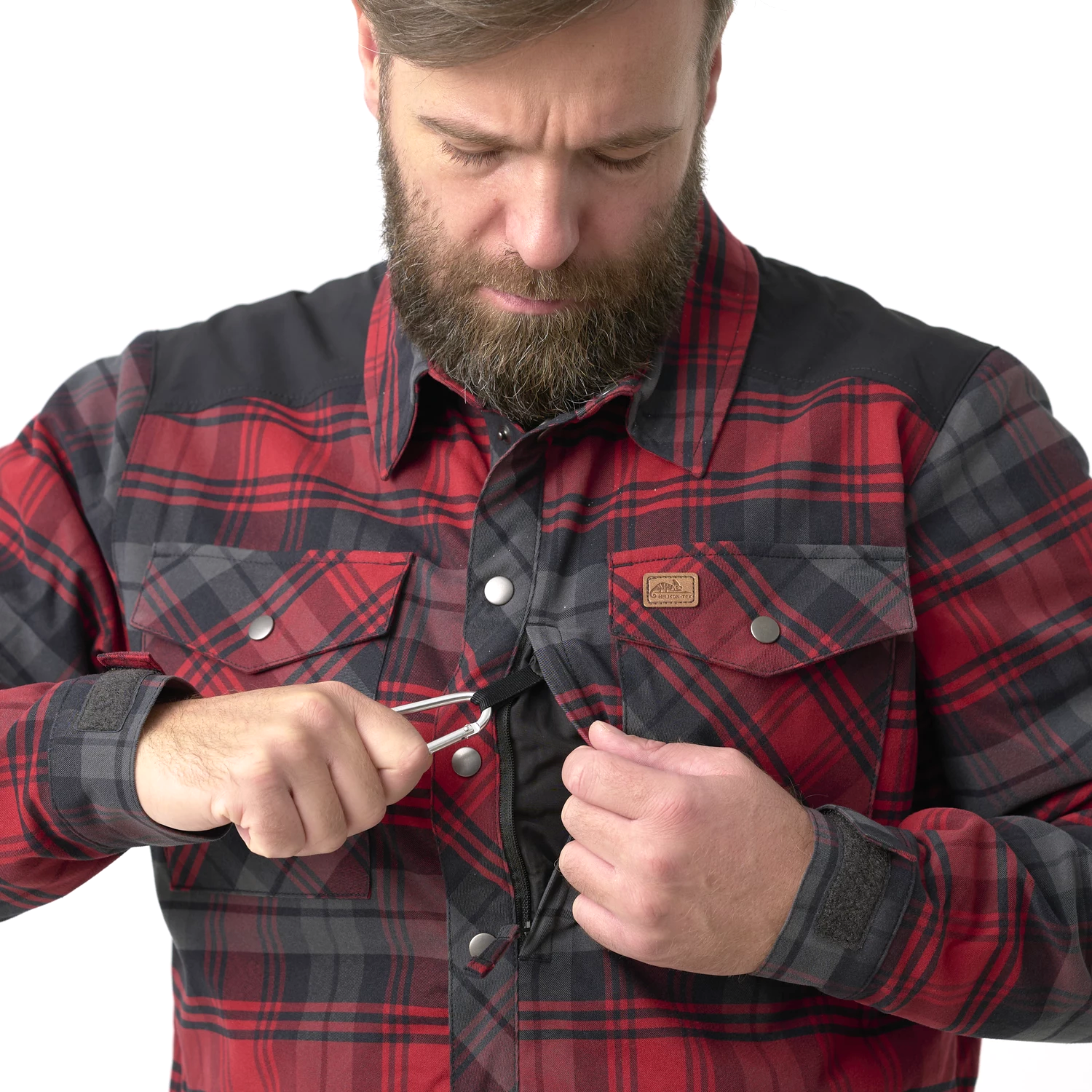 Helikon-Tex Warden zimná košeľa, Forest Blue Plaid