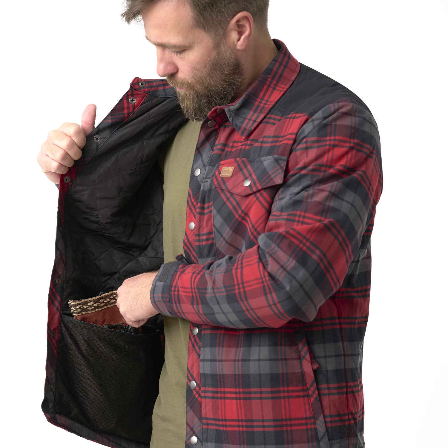 Helikon-Tex Warden zimná košeľa, Slate Moorland Plaid