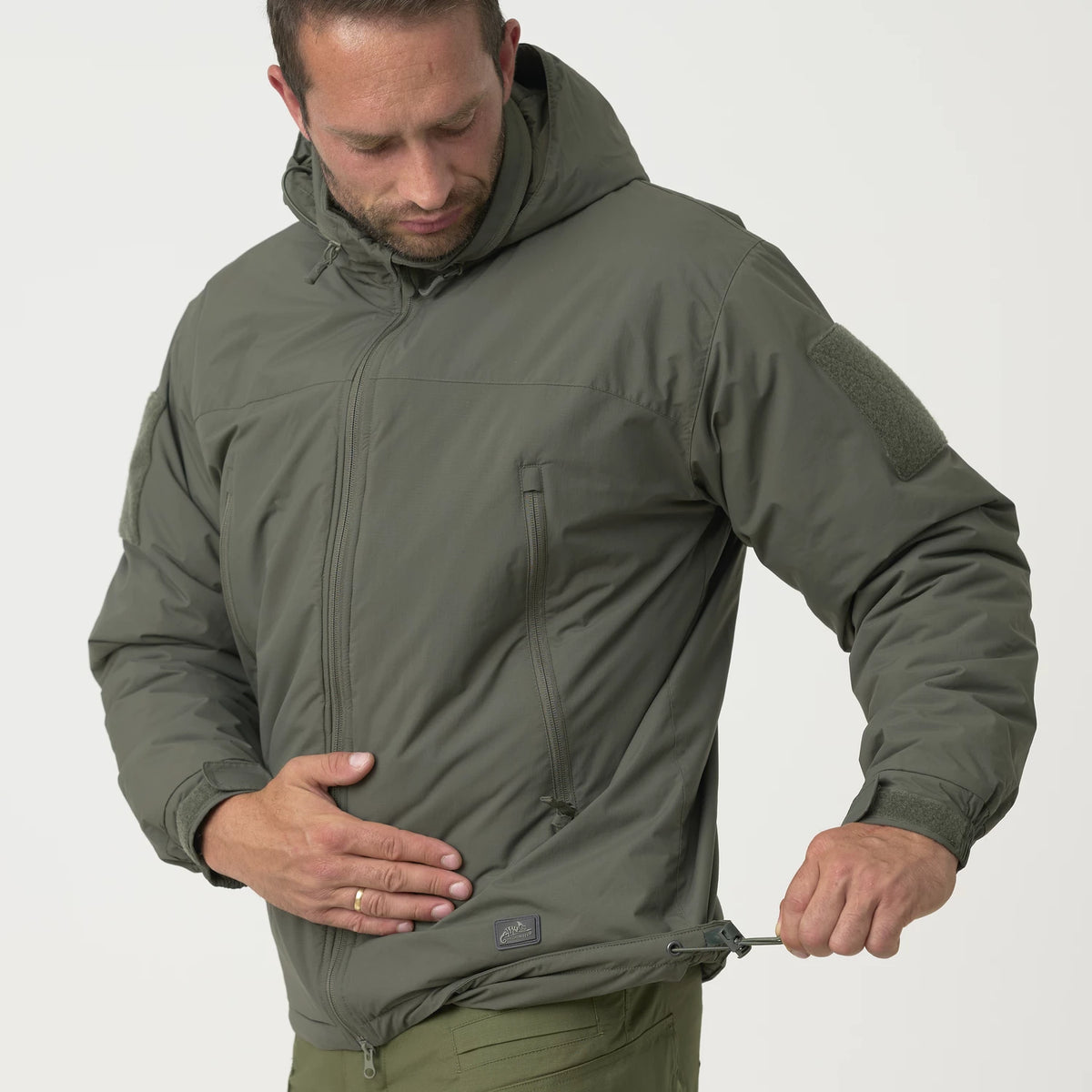 Helikon-Tex LEVEL 7 ľahká zimná bunda Climashield Apex 100g, Coyote – detail 3