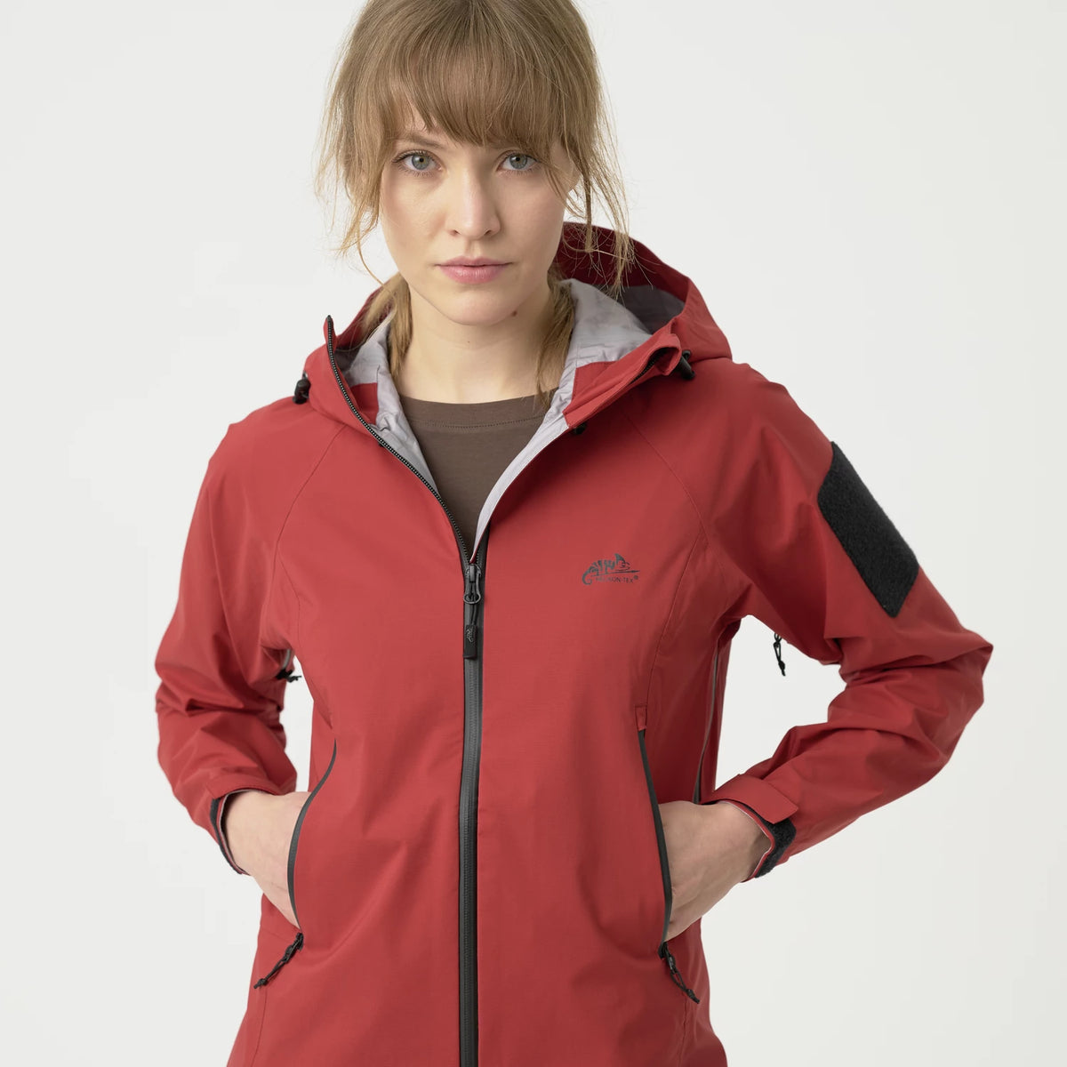 Helikon-Tex SQUALL Hardshell bunda dámska TorrentStretch, Crimson Sky – detail 13