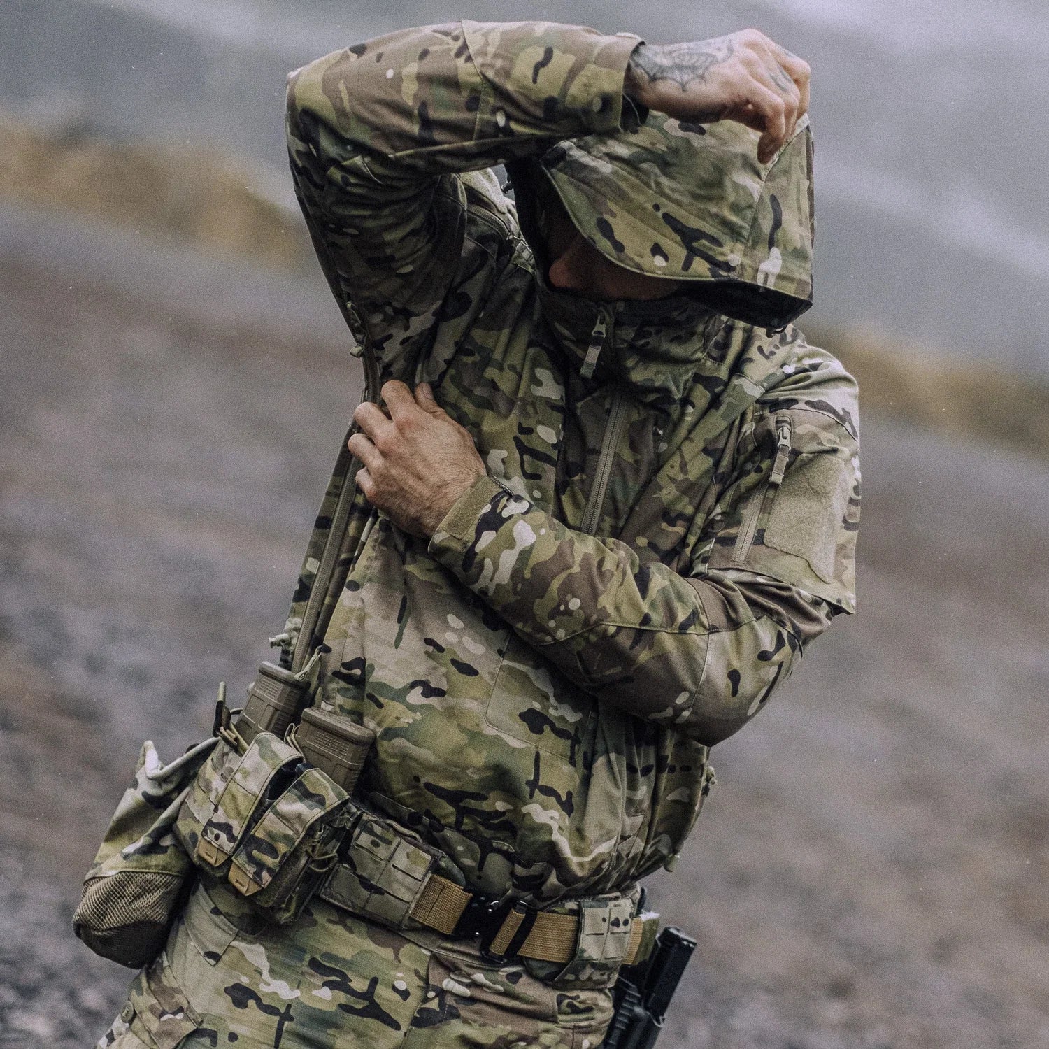 Helikon-Tex Tracer anorak bunda, MultiCam