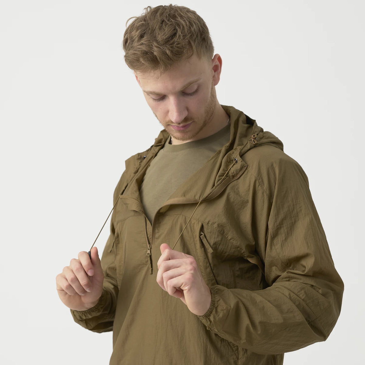 Helikon-Tex WINDRUNNER vetrovka WindPack Nylon, Taiga Green – detail 4