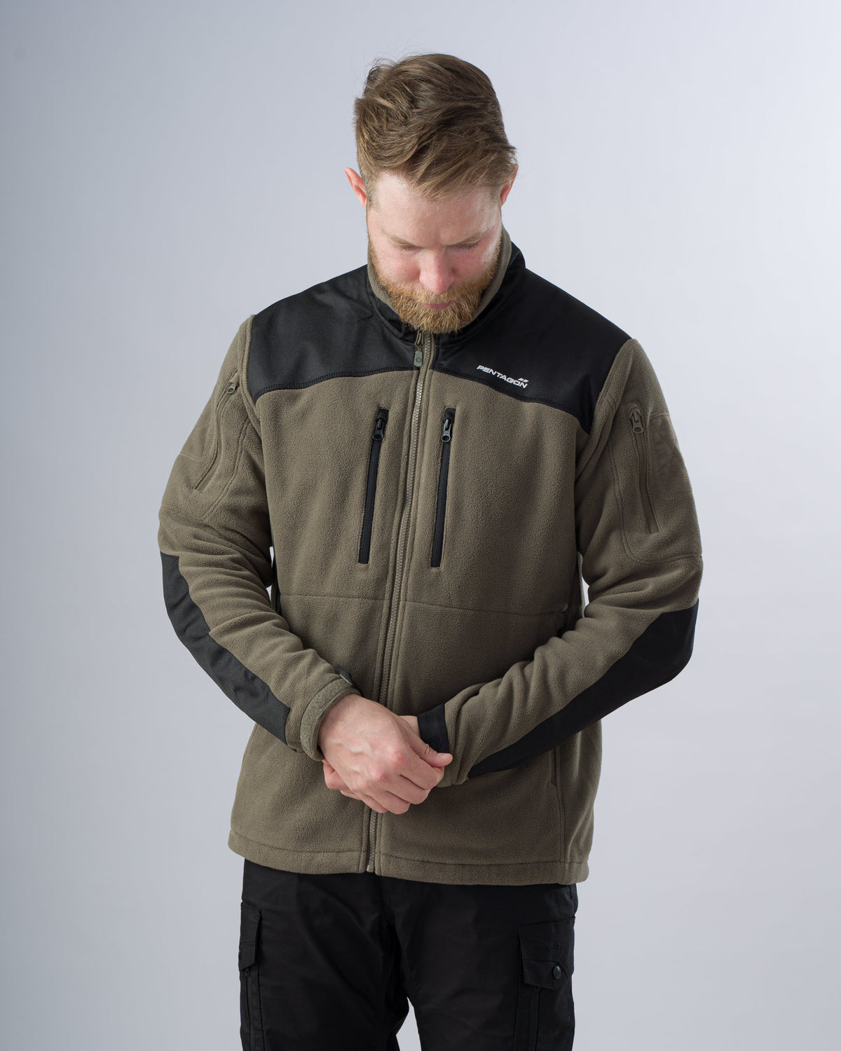 Pentagon Nestor Tactical Fleece Jacket, Dark Grey