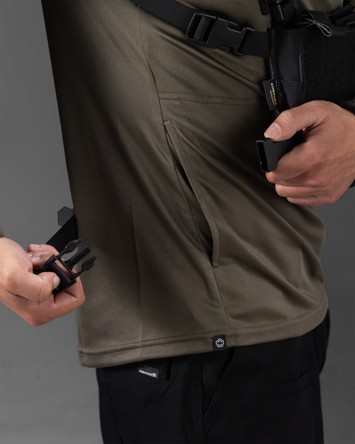 Pentagon Orion Activity T-Shirt, Cinder Grey
