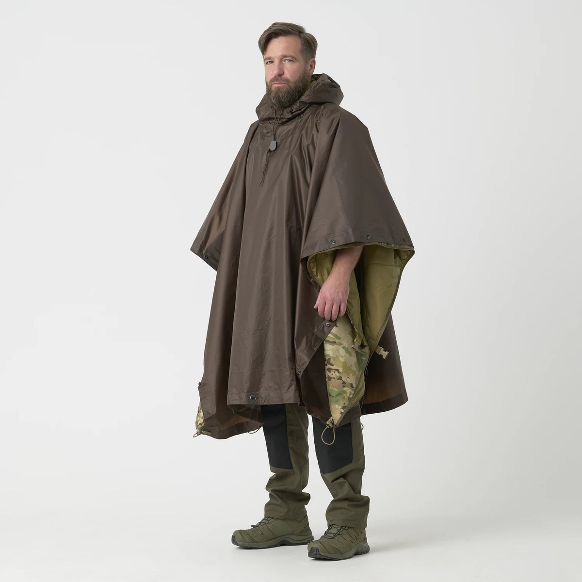 Helikon-Tex PONCHO U.S. MODEL, olivová – detail 7