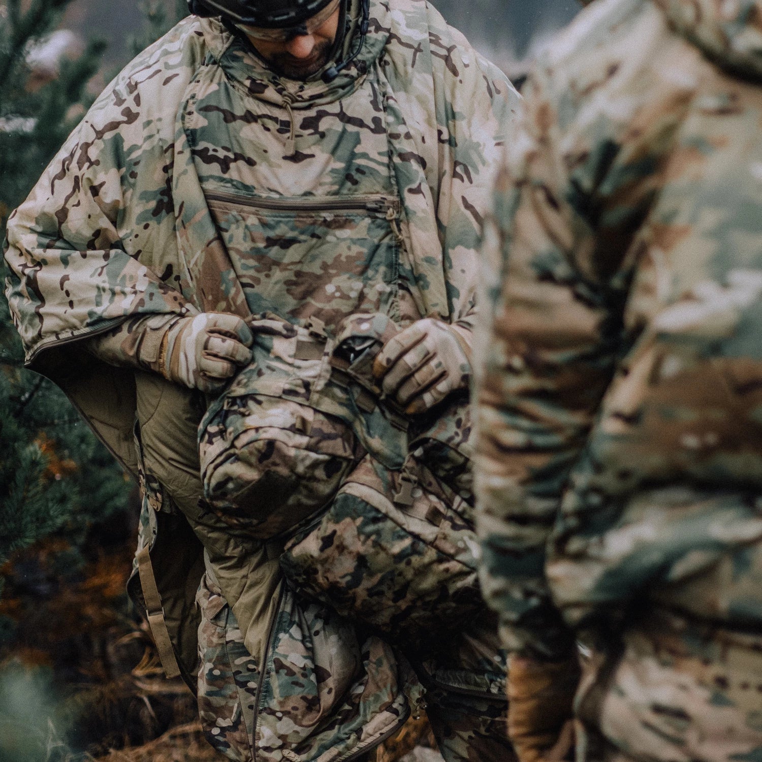 Helikon-Tex Swagman Roll pončo, MultiCam Black