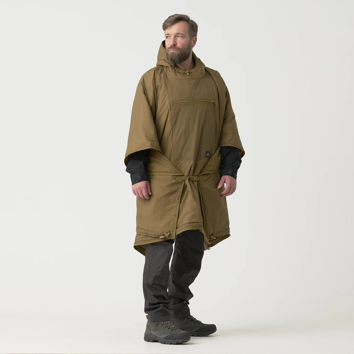 Helikon-Tex SWAGMAN ROLL pončo, pomarančový – detail 1