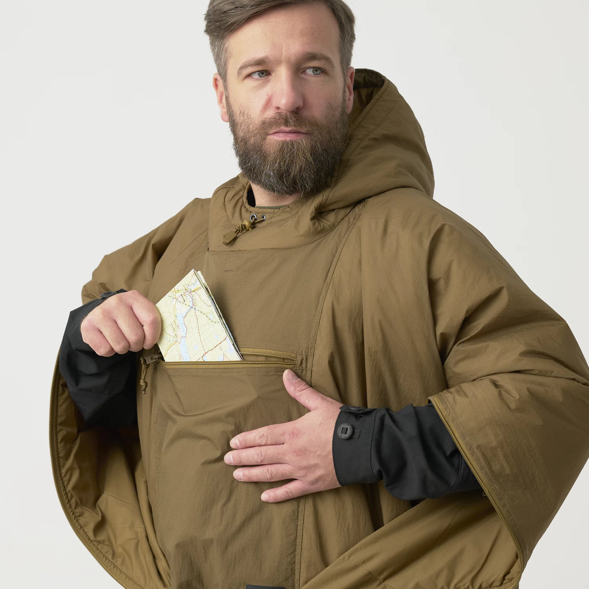 Helikon-Tex SWAGMAN ROLL pončo, Tiger Stripe – detail 2