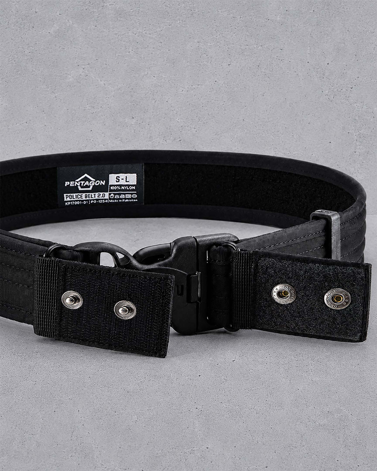 Pentagon Police men's belt 5cm, black