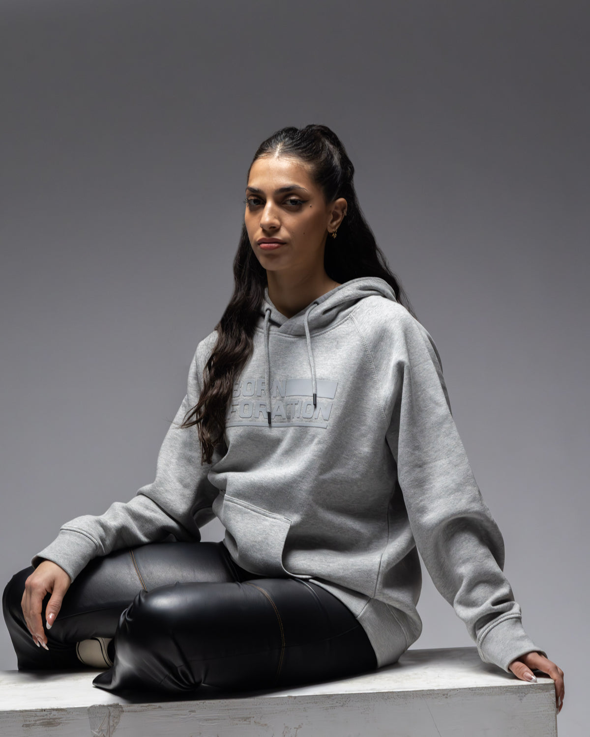 Pentagon Born For Action Hoodie, Black