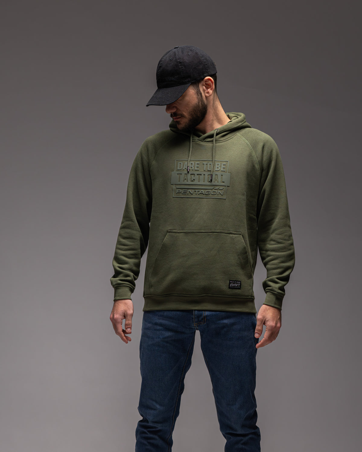 Pentagon Dare To Be Tactical Hoodie, Black