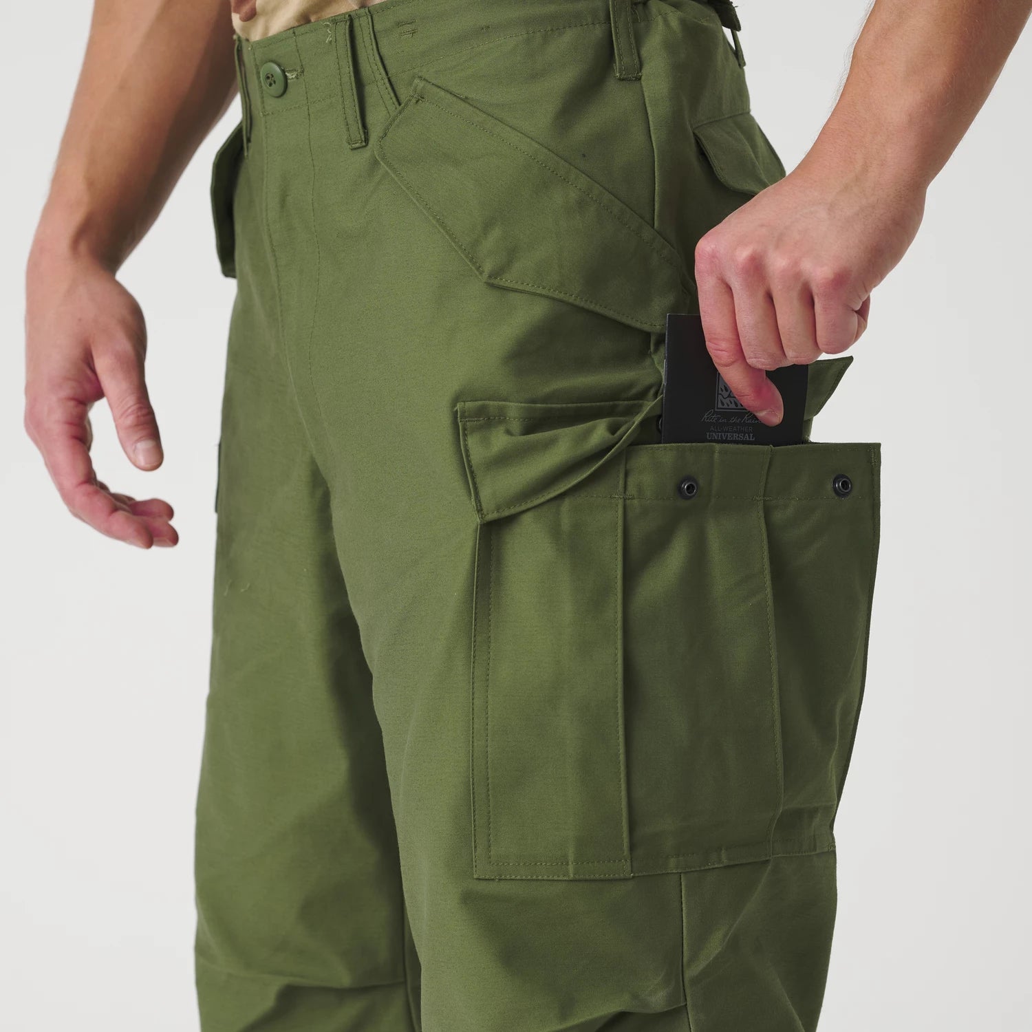 Helikon-Tex M65 nohavice Nyco Sateen, US Woodland – detail 8