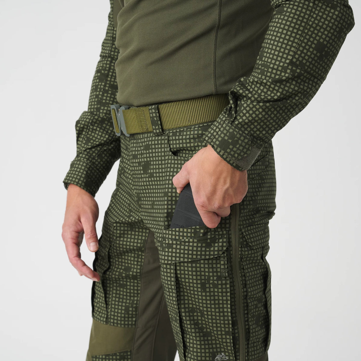 Helikon-Tex MCDU nohavice, Desert Night Camo / Olive Green – detail 7