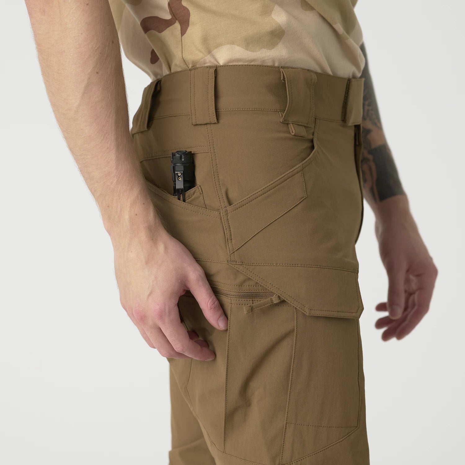 Helikon-Tex OTP nohavice VersaStretch taktické Outdoorové Versa Stretch, PenCott WildWood™ – detail 11