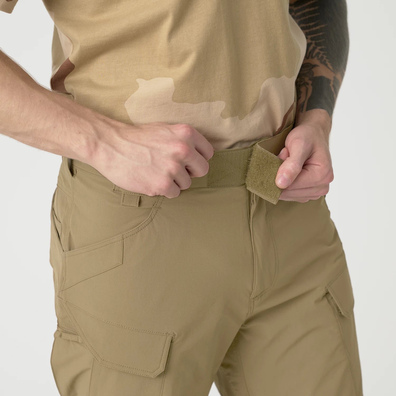 Helikon-Tex OTP nohavice VersaStretch outdoorové taktické Versa Stretch Lite, Shadow Grey – detail 7