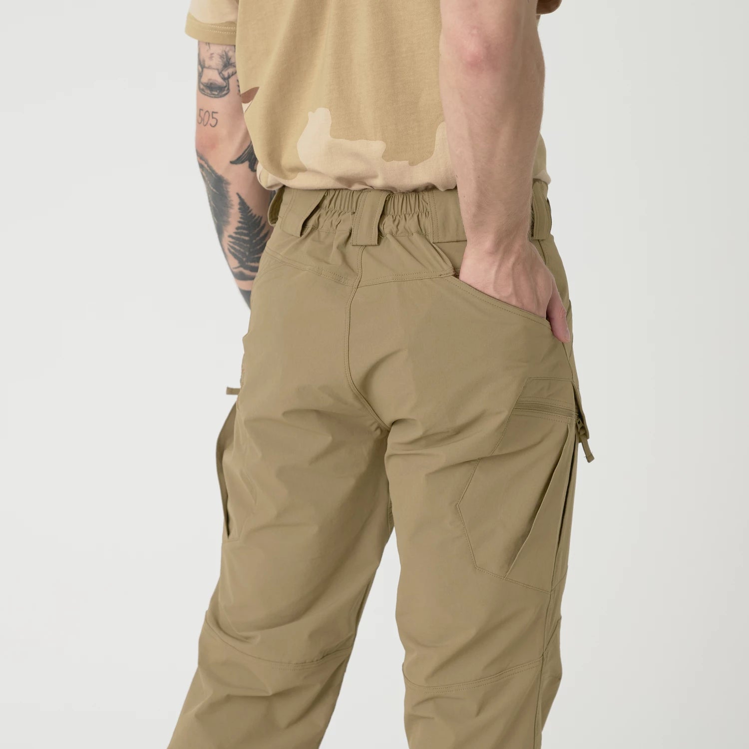 Helikon-Tex OTP nohavice VersaStretch outdoorové taktické Versa Stretch Lite, Shadow Grey – detail 15