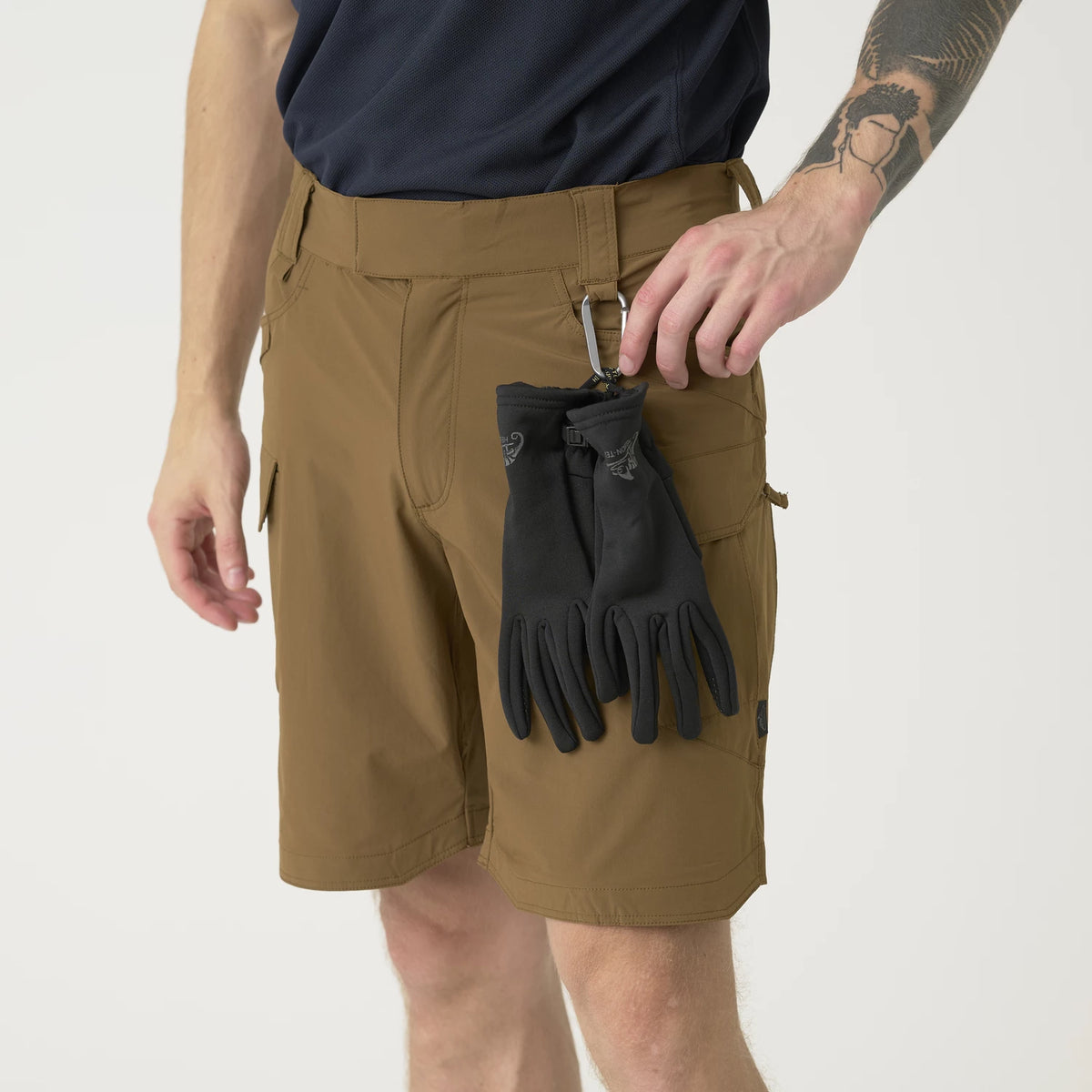 Helikon-Tex OTS 8.5" šortky VersaStretch taktické outdoorové Versa Stretch Lite, Taiga Green – detail 2