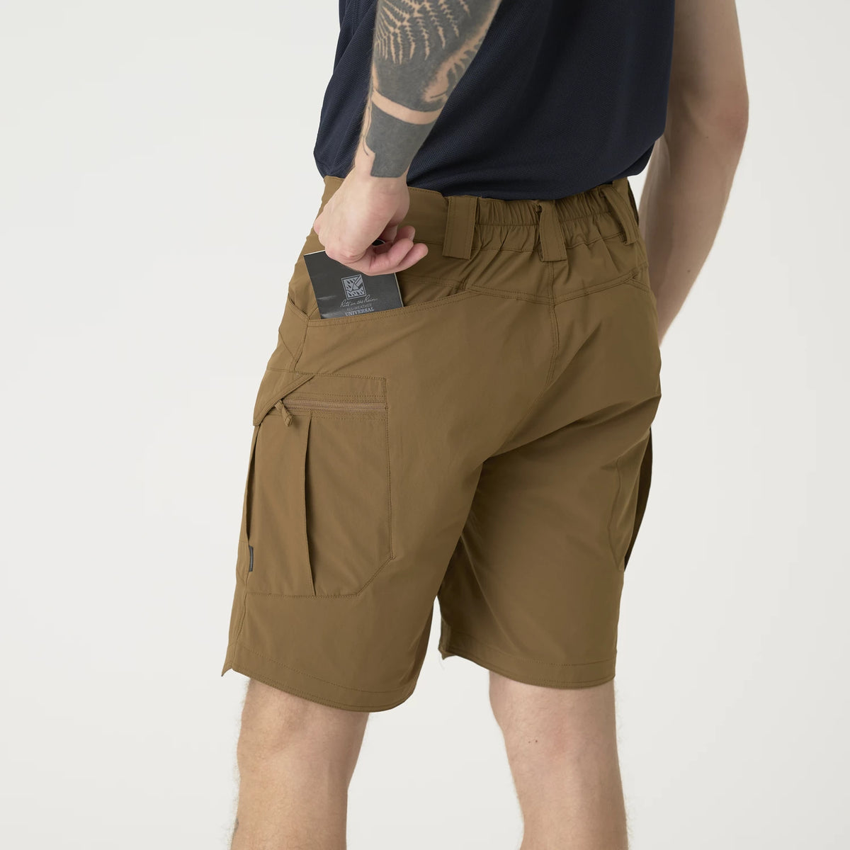 Helikon-Tex OTS 8.5" šortky VersaStretch taktické outdoorové Versa Stretch Lite, Taiga Green – detail 3