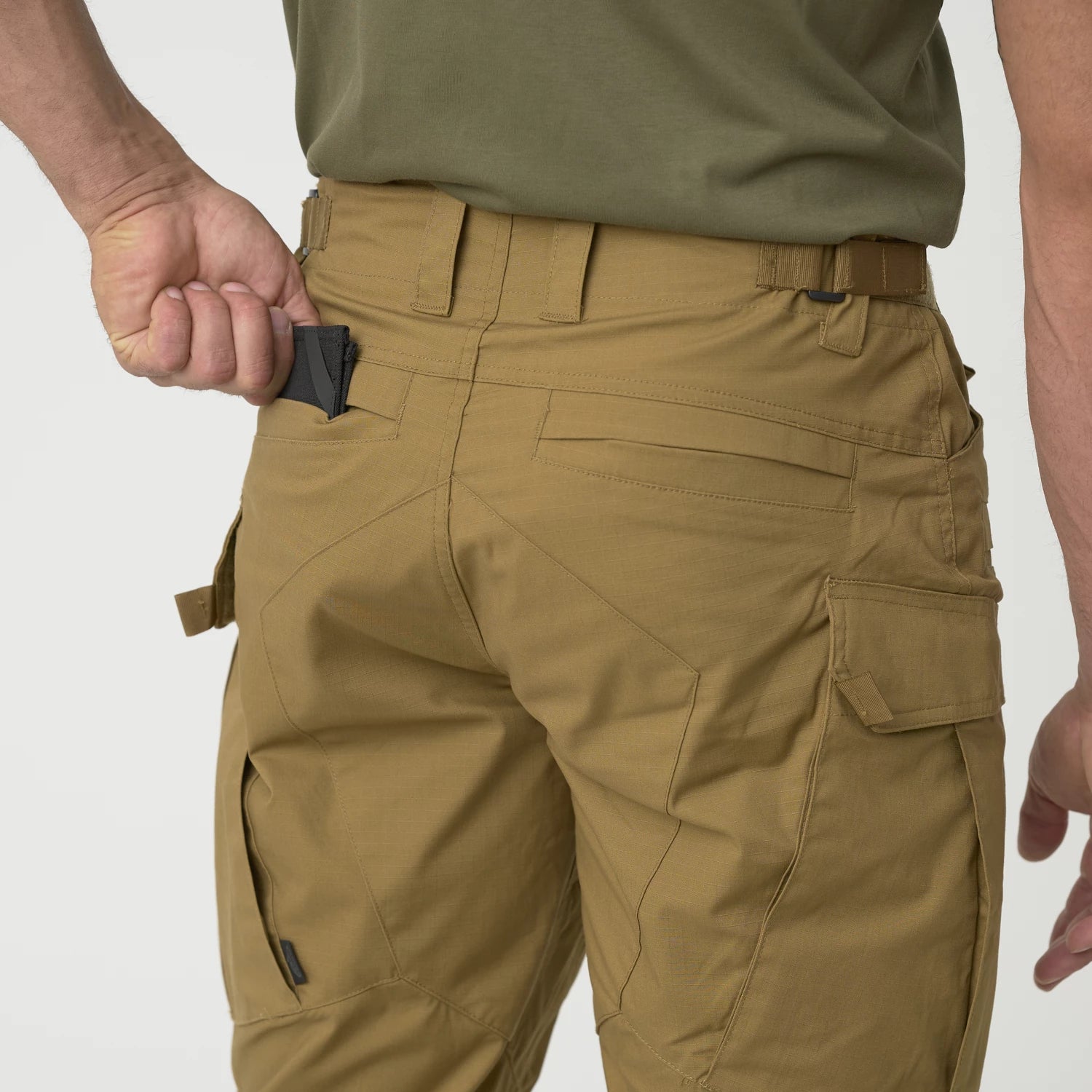Helikon-Tex SFU NEXT Mk2 nohavice PolyCotton Stretch Ripstop, US Woodland – detail 6