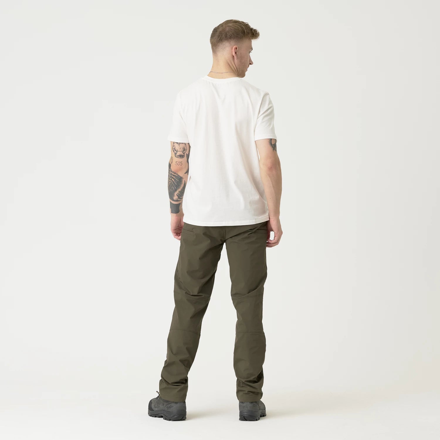 Helikon-Tex VersaStretch trekingové nohavice taktické, Taiga Green – detail 3