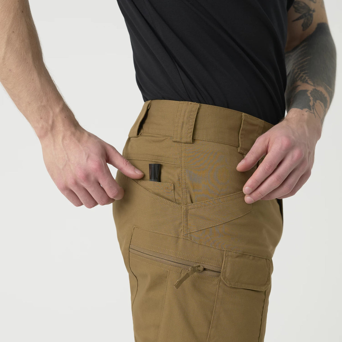 Helikon-Tex Urban Tactical nohavice Rip-Stop polycotton, coyote – detail 5