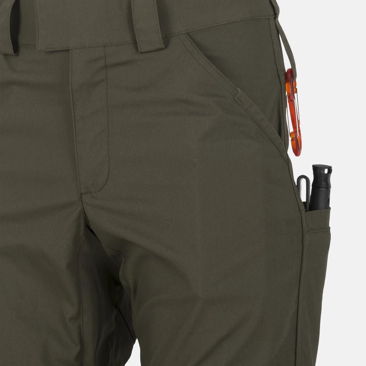 Helikon-Tex WOODSMAN nohavice, Taiga Green / Black – detail 4