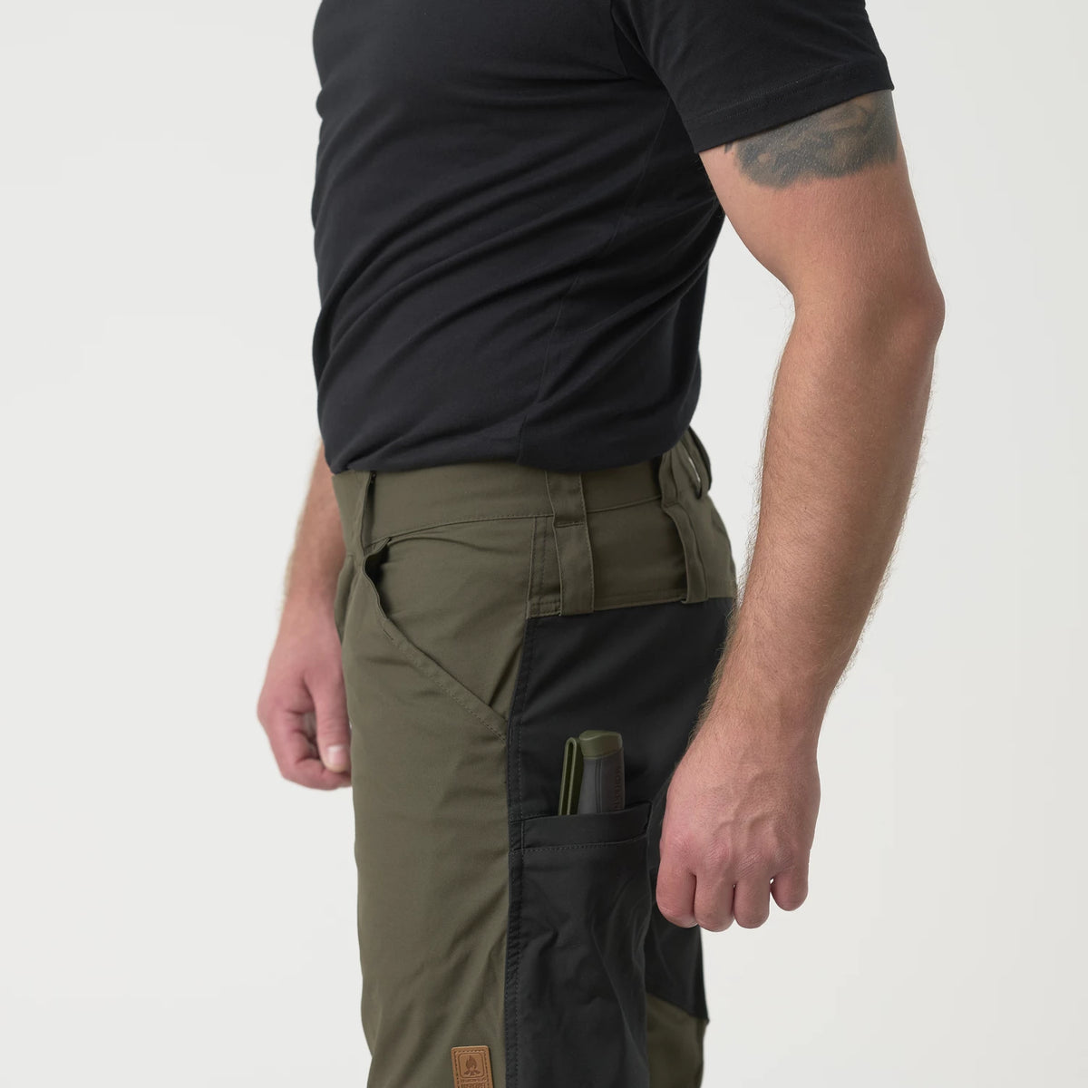 Helikon-Tex WOODSMAN nohavice, Cloud Grey / Ash Grey – detail 7