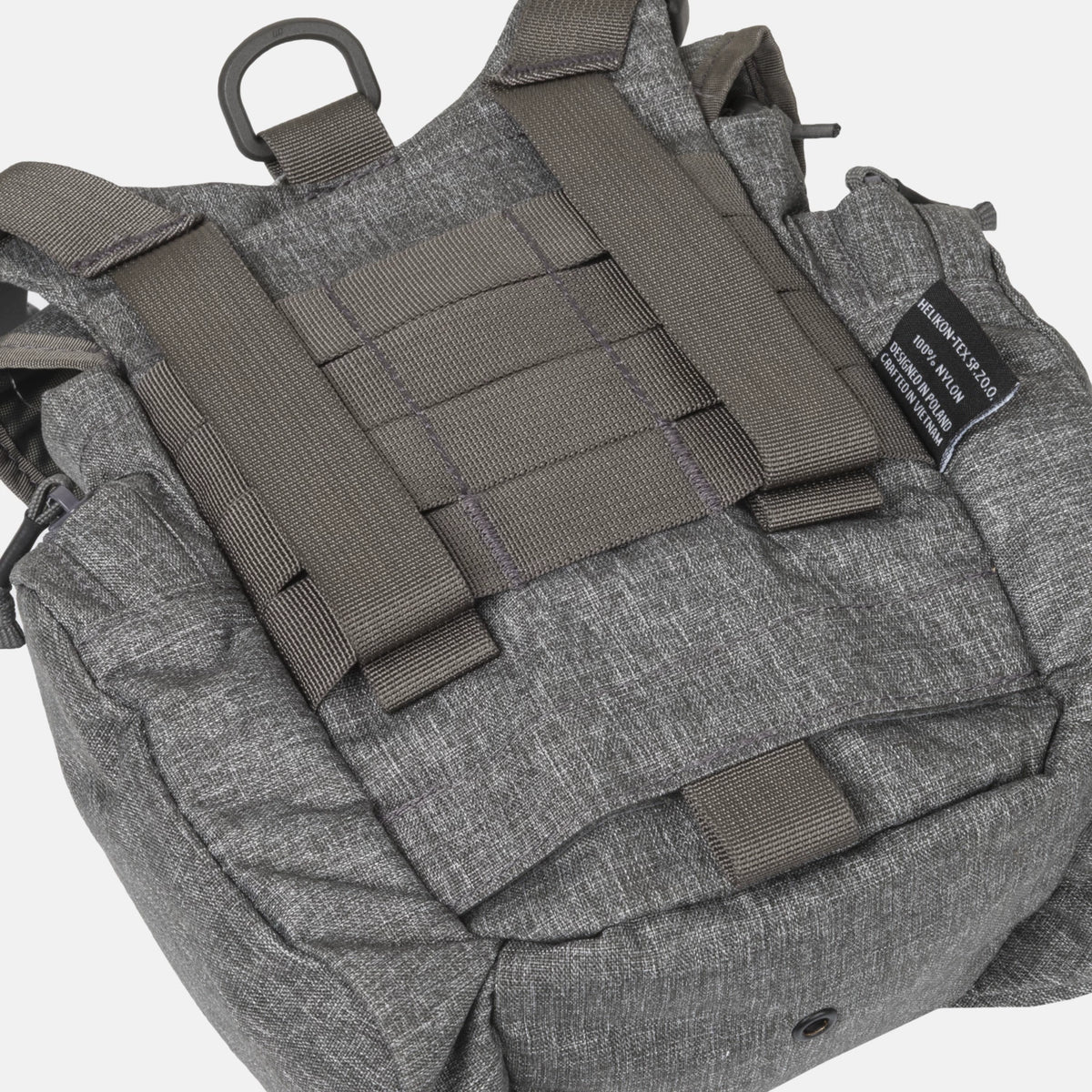 Helikon-Tex ESSENTIAL KITBAG® taška cez rameno nylon polyester zmes nylonu polyesteru, melanžová sivá – detail 1