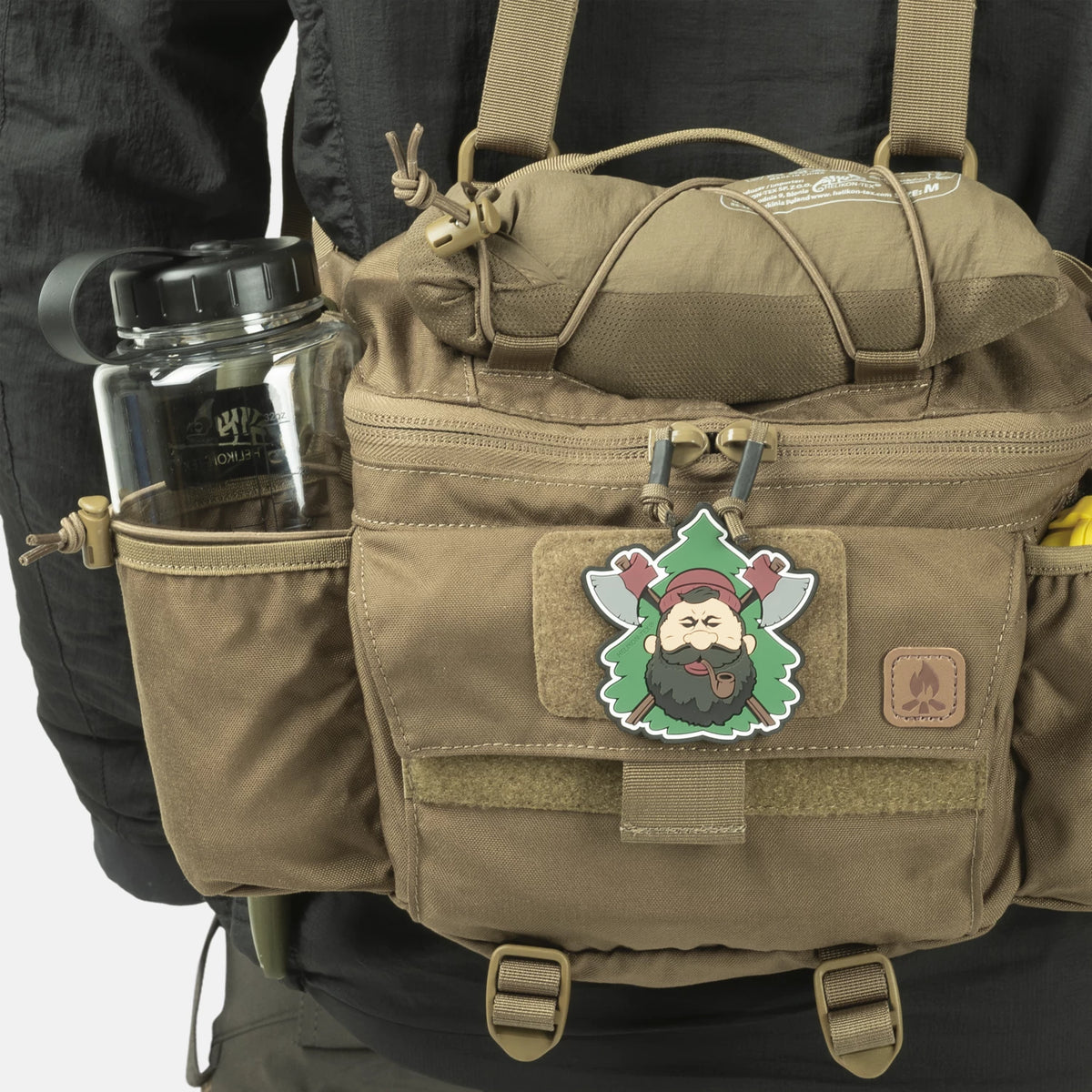 Helikon-Tex Foxtrot Mk2 bedrová taška Cordura, Black – detail 1