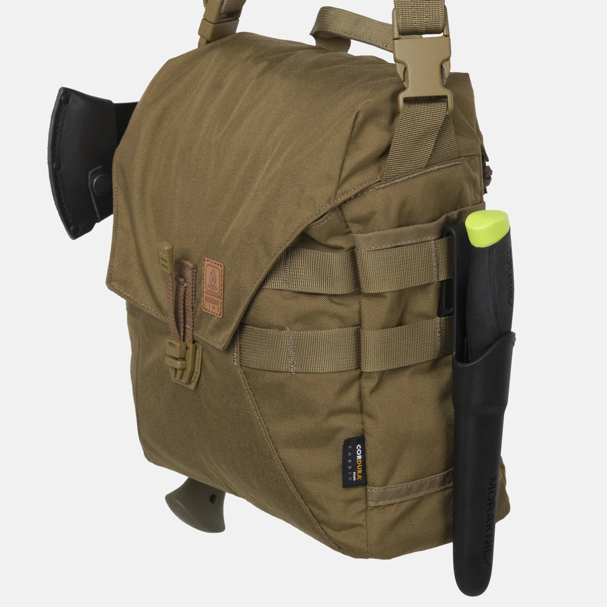 Helikon-Tex Bushcraft Haversack Bag taška cez rameno Cordura®, shadow grey/čierna – detail 6