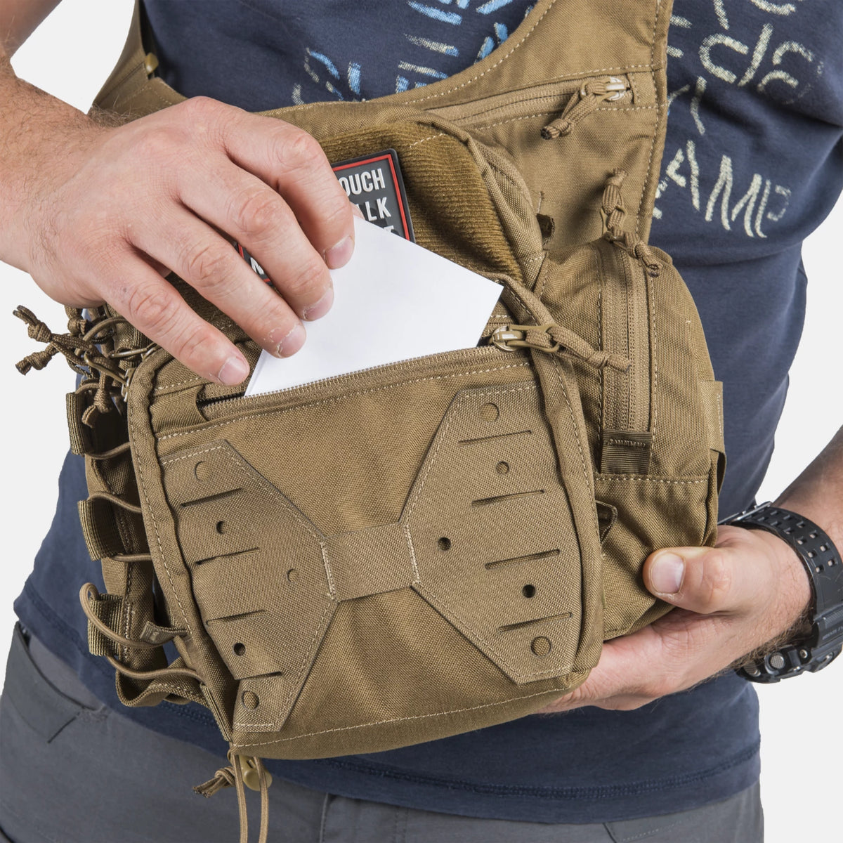 Helikon-Tex EDC taška cez rameno, Adaptive Green – detail 4