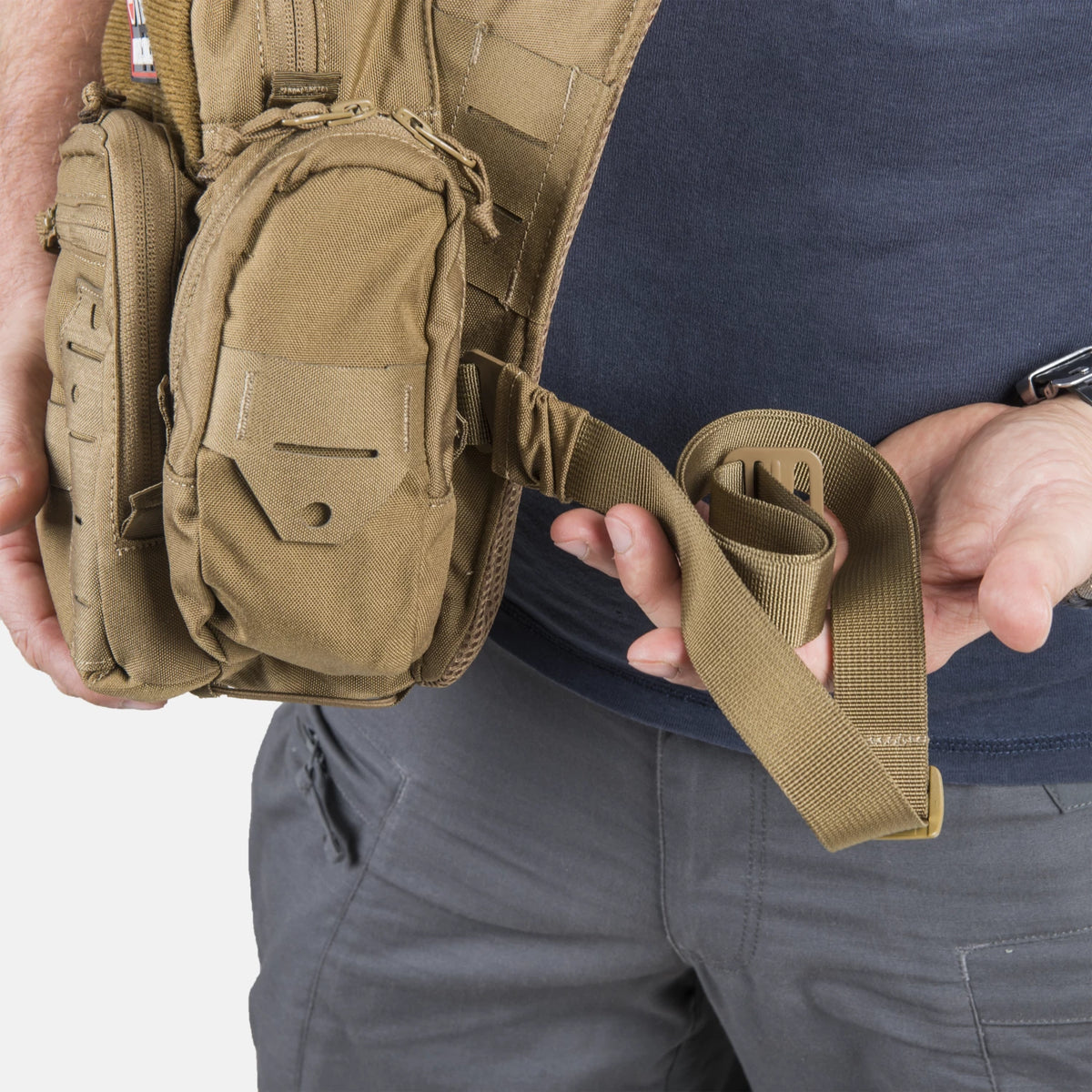 Helikon-Tex EDC taška cez rameno, Adaptive Green – detail 10
