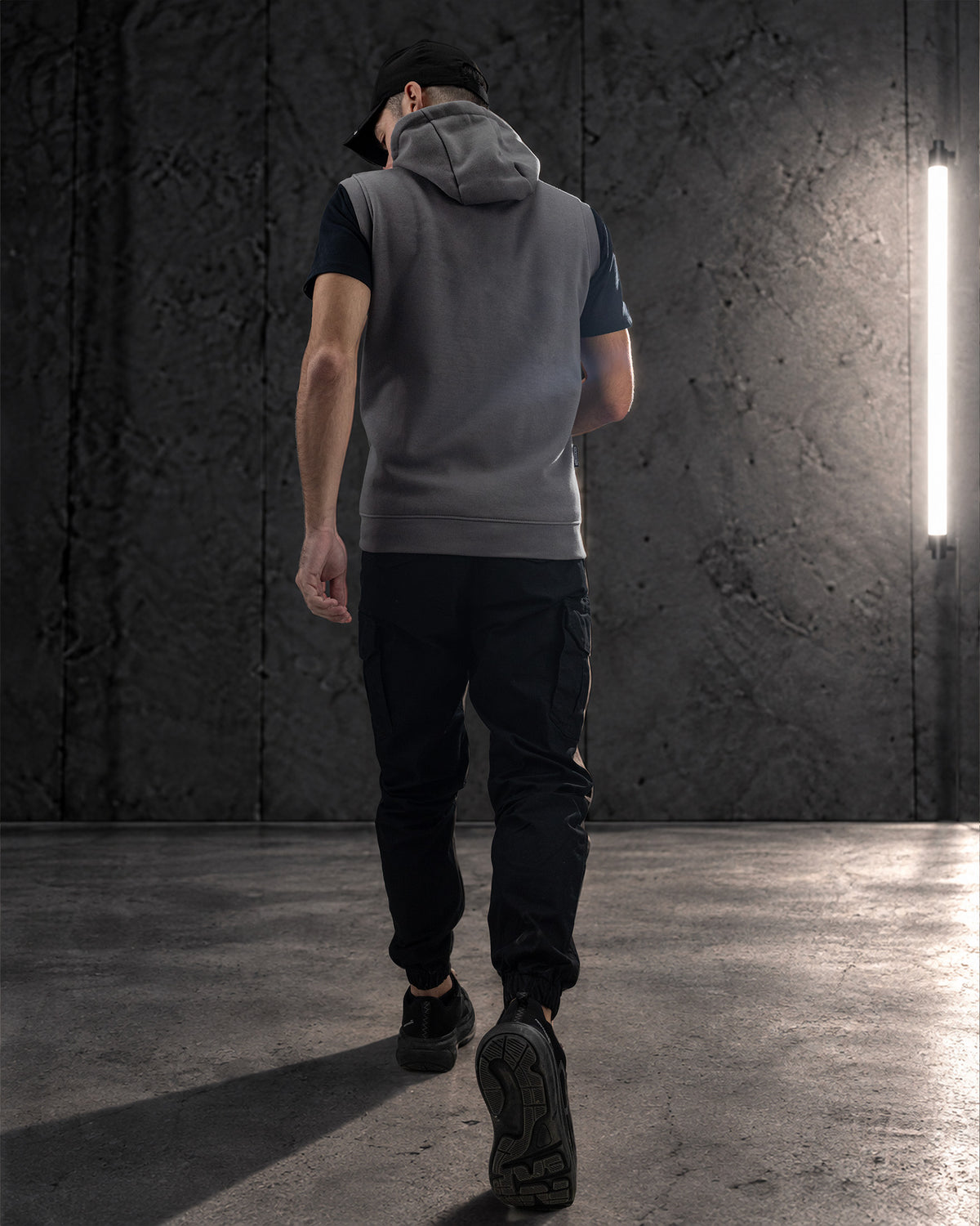 Pentagon vest with hood, Coyote