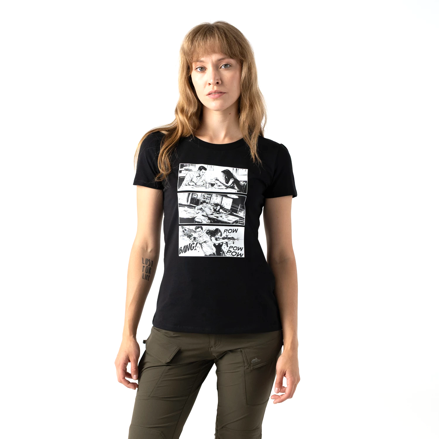 Helikon-Tex Combat Date dámske tričko, čierne