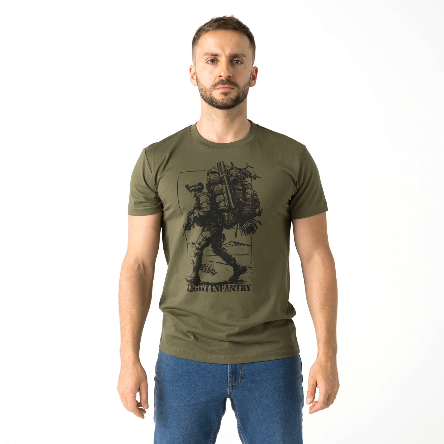 Helikon-Tex Light Infantry tričko, olive green