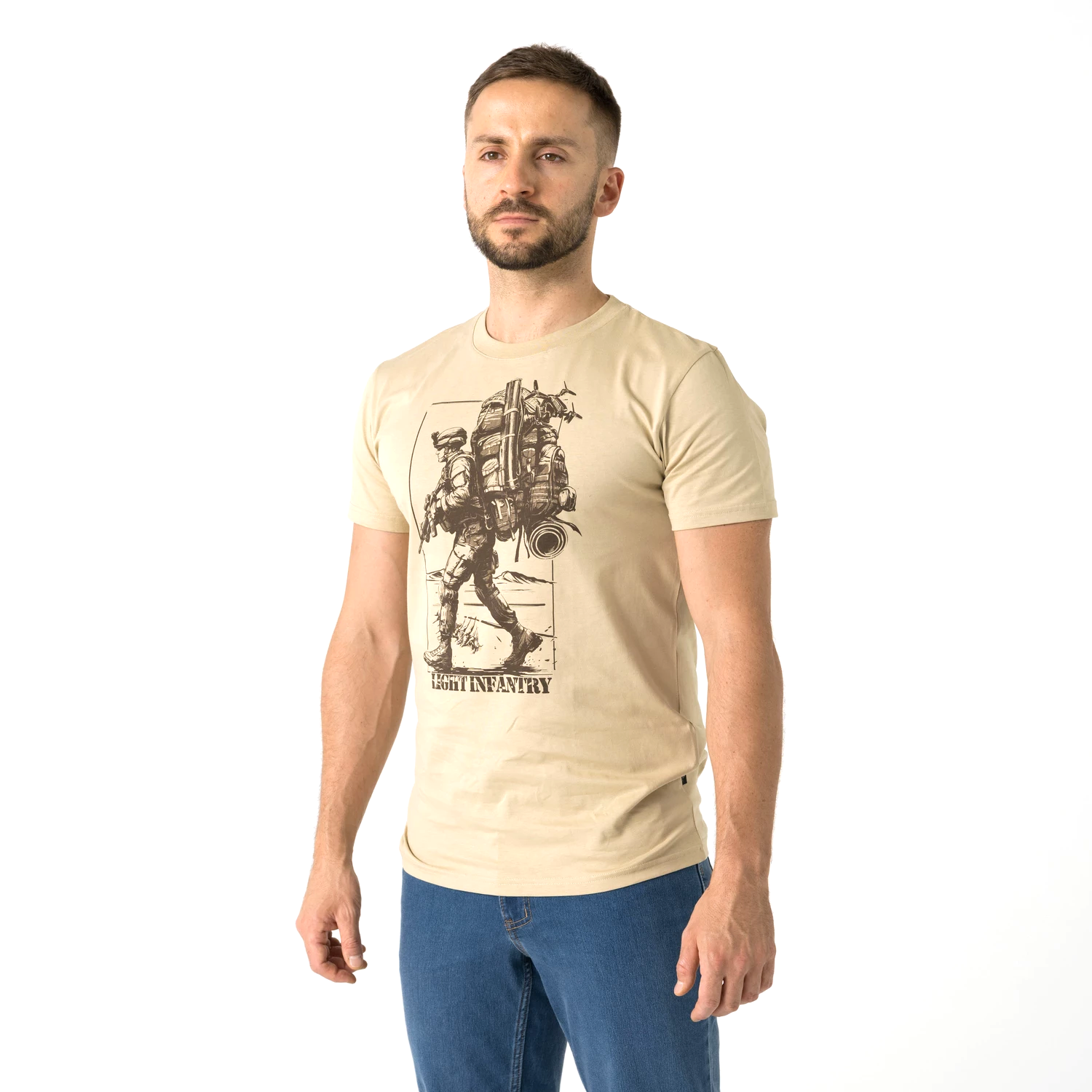 Helikon-Tex Light Infantry tričko, khaki