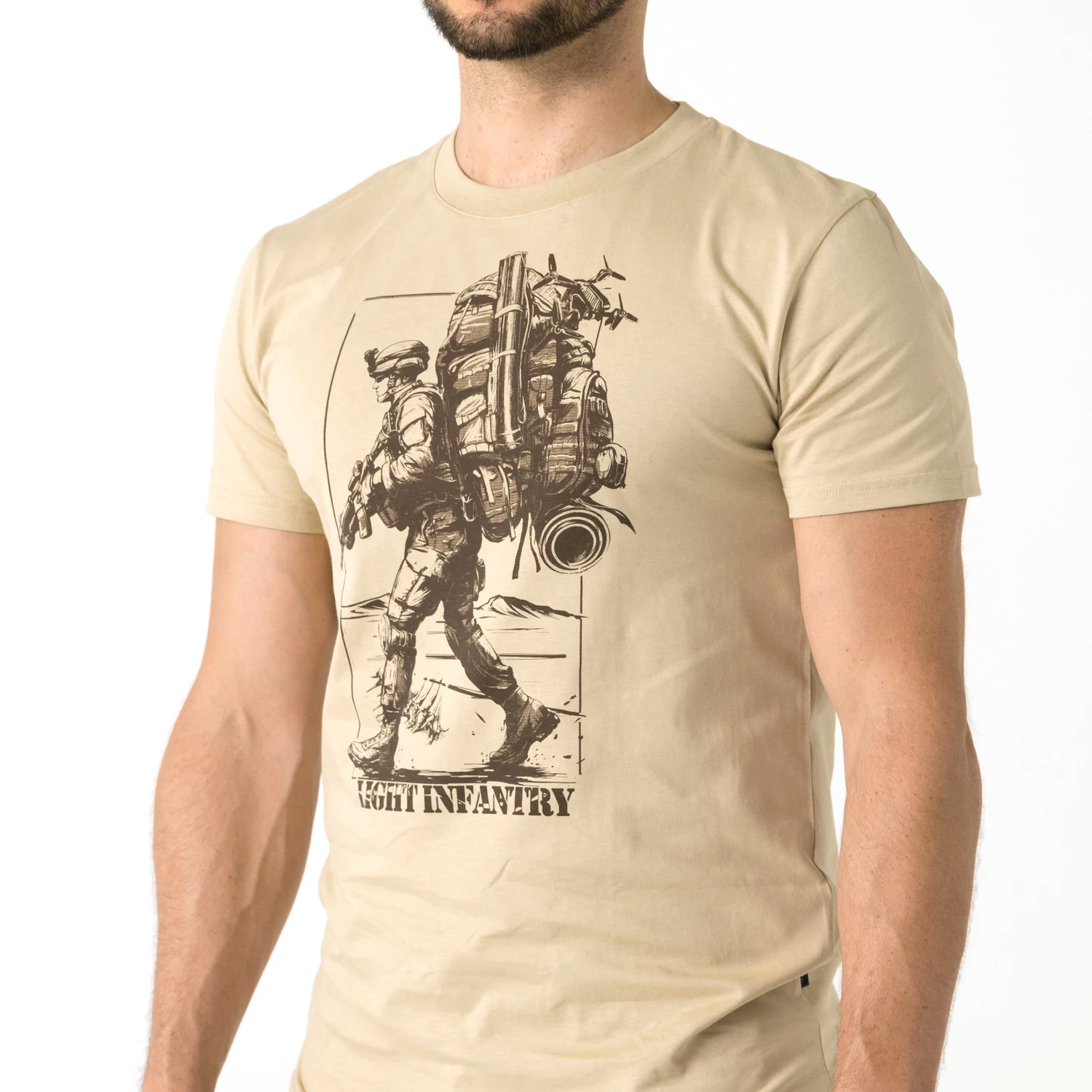 Helikon-Tex Light Infantry tričko, khaki