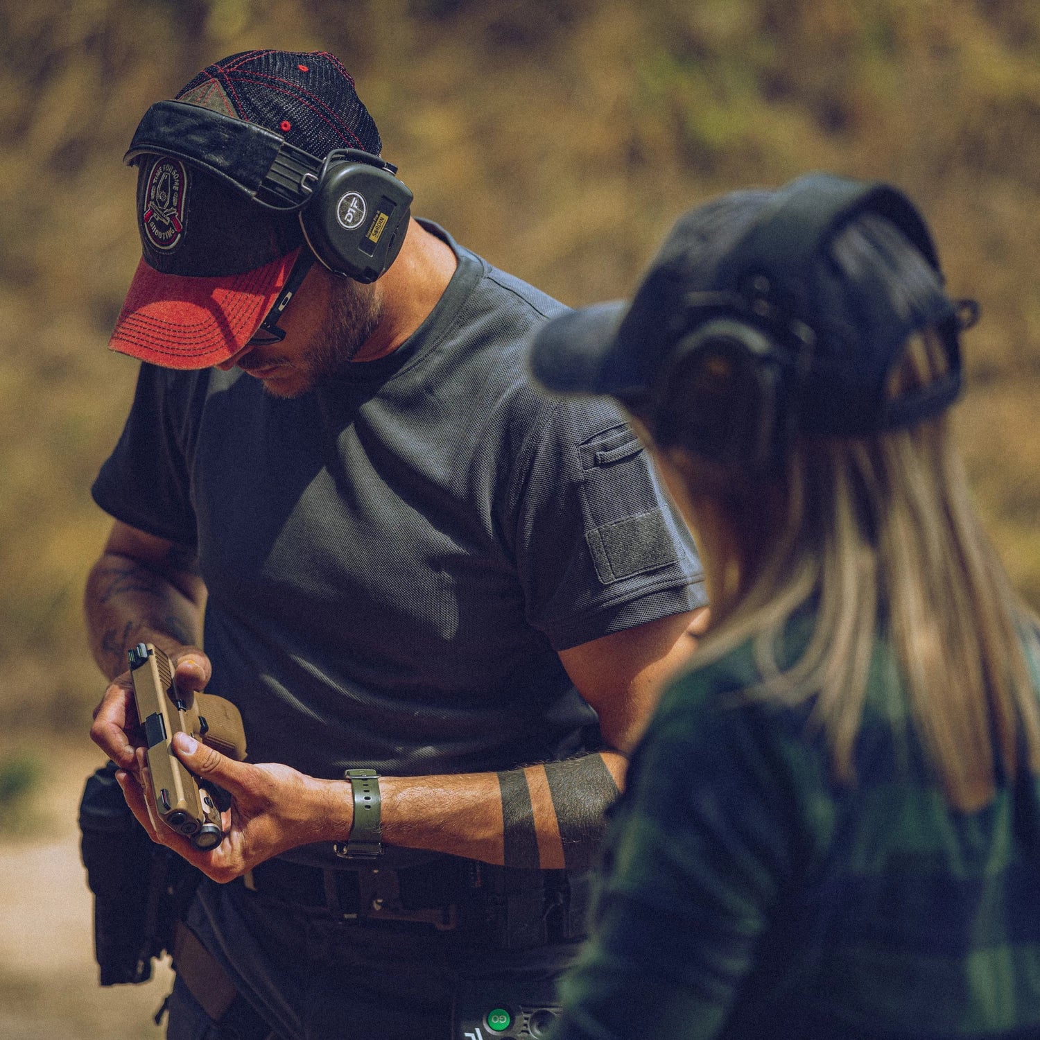 Helikon-Tex Top Cool tričko TopCool taktické, Khaki – v použití 1