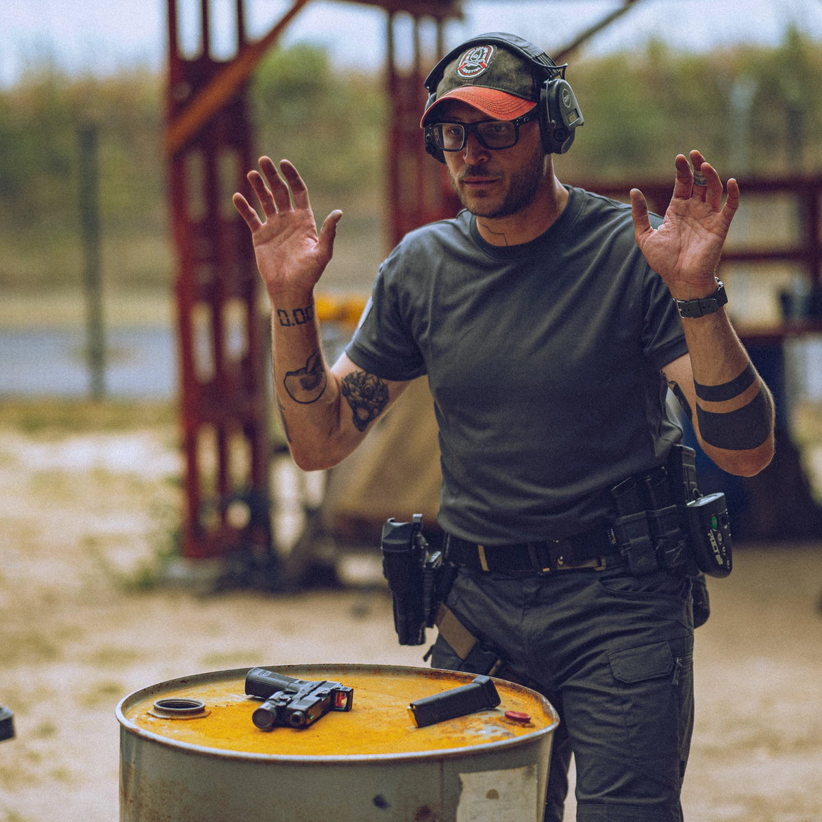Helikon-Tex tričko tactical top cool krátke – v použití 2