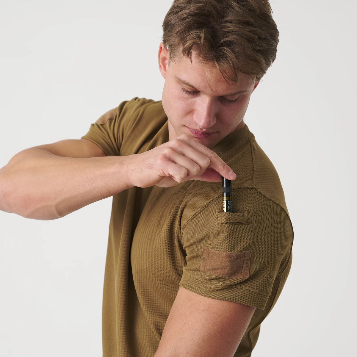 Helikon-Tex Top Cool tričko TopCool taktické, Khaki – detail 7