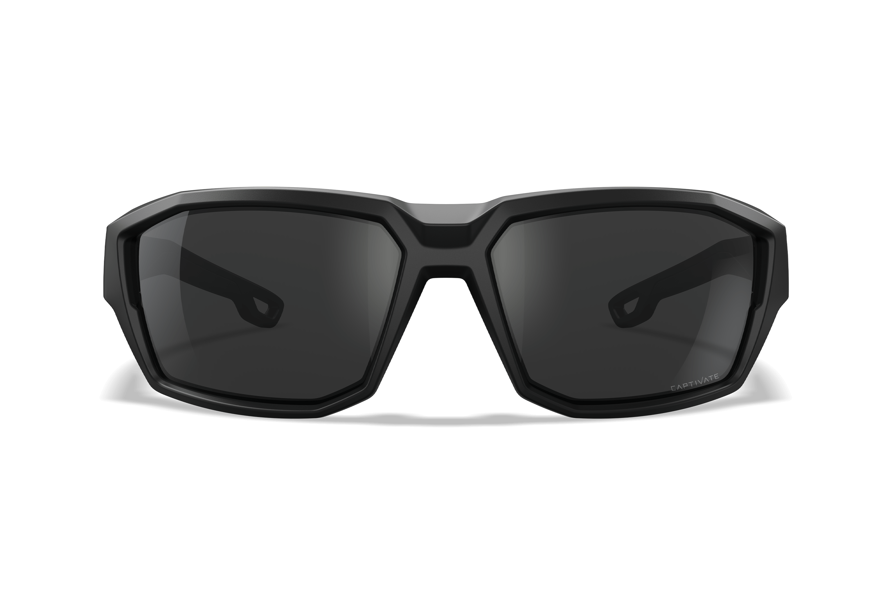 Wiley X Alpine Ballistic Sunglasses, Matte Black / CAPTIVATE Grey