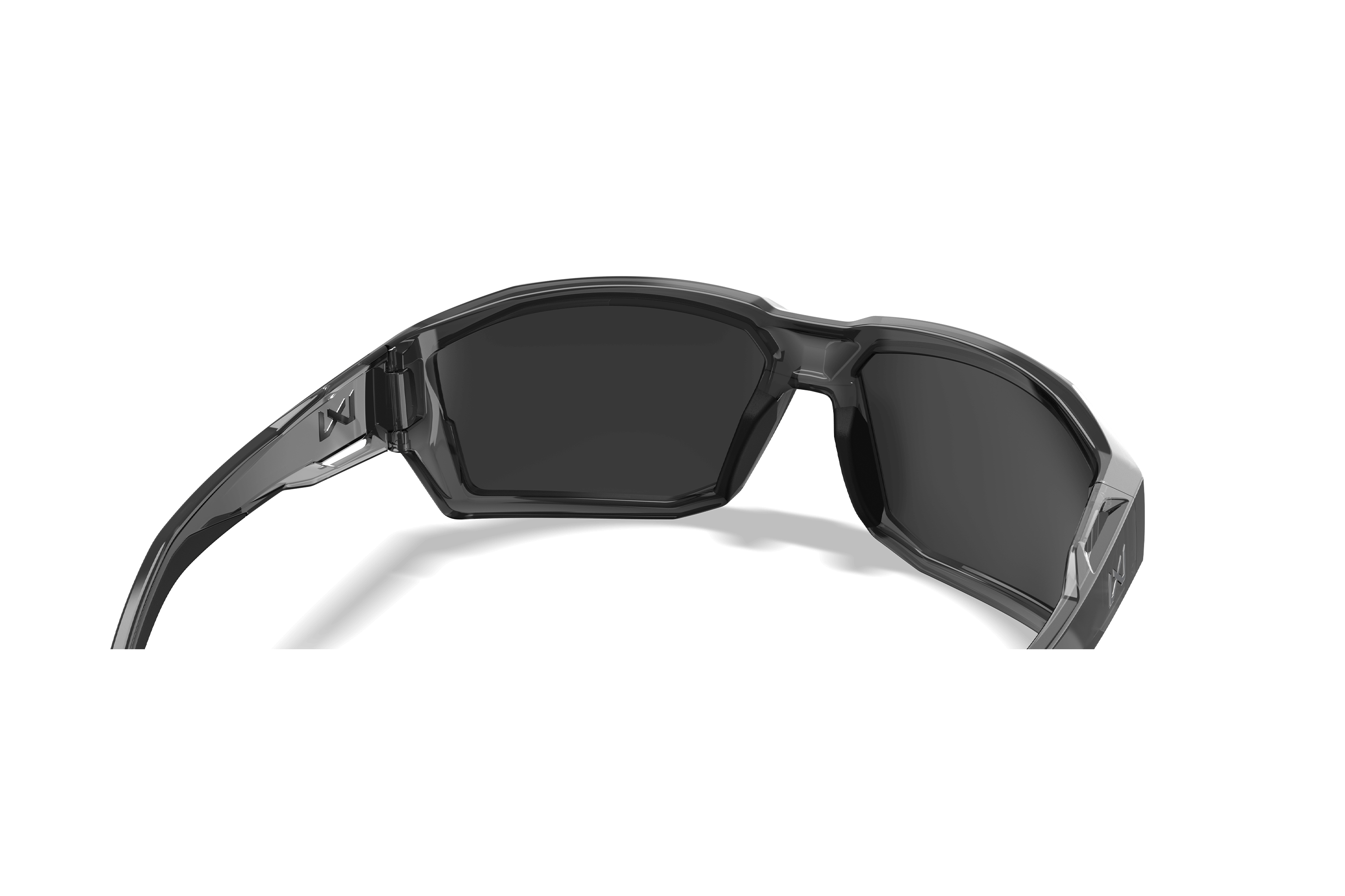 Wiley X Alpine Αντιβαλλιστικά Γυαλιά Ηλίου, Gloss Crystal Grey / CAPTIVATE Polarized Blue Mirror