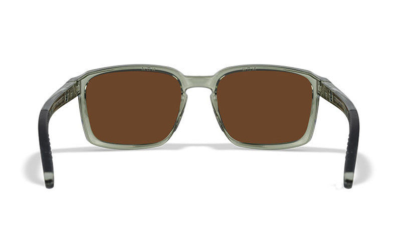 Wiley X Alfa Sunglasses Polarized, Bronze