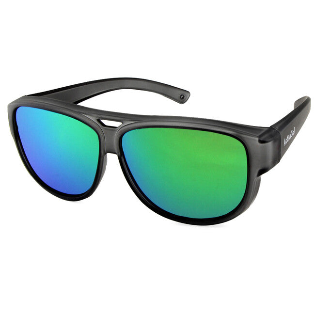 ActiveSol El Aviador Fitover Children's Polarized Sunglasses, Grey/Mirror