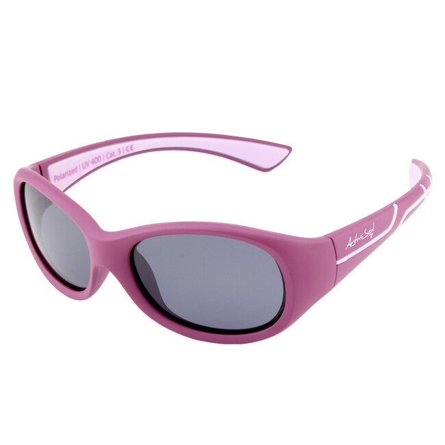 ActiveSol Kids @school sports Polarized Children's Sunglasses, Berry/Pink