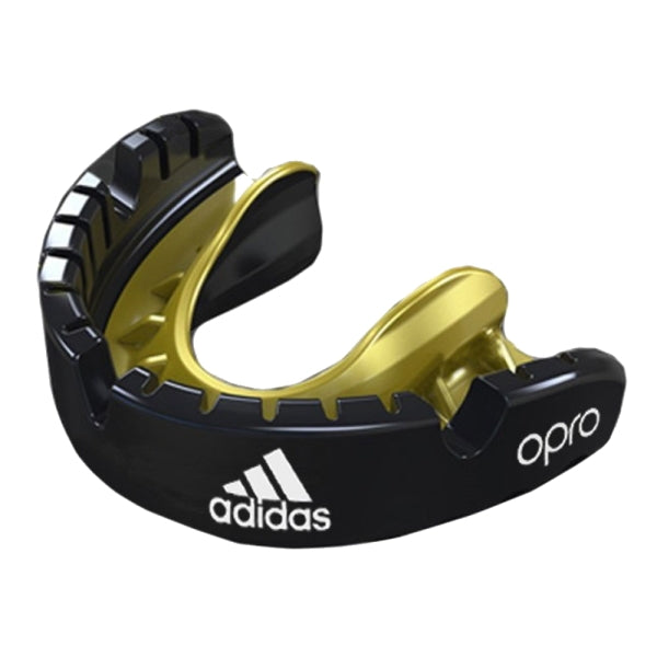 Adidas Opro Gen4 Gold Braces Mouthguard, Black Gold