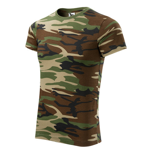 Malfini krátke tričko Camouflage 160g/m2, brown